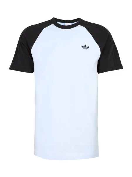 Ριγέ πουκάμισο Adidas Originals μαύρο