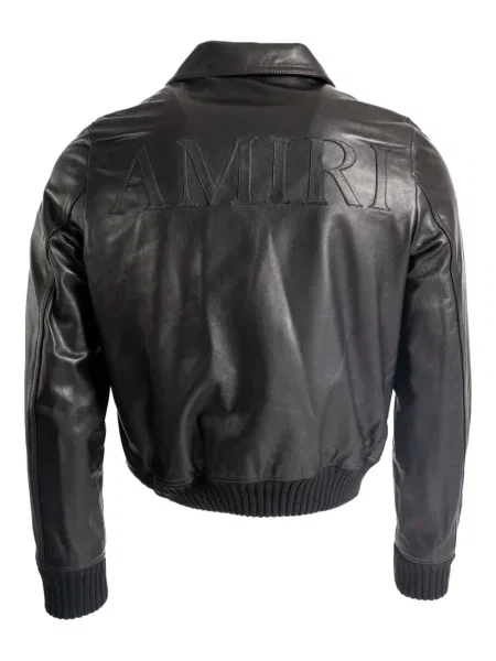 Geanta de piele Amiri negru