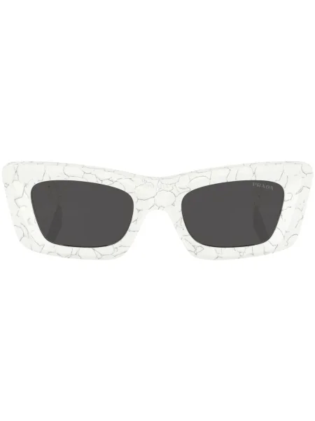 Слънчеви очила Prada Eyewear с принт бяло