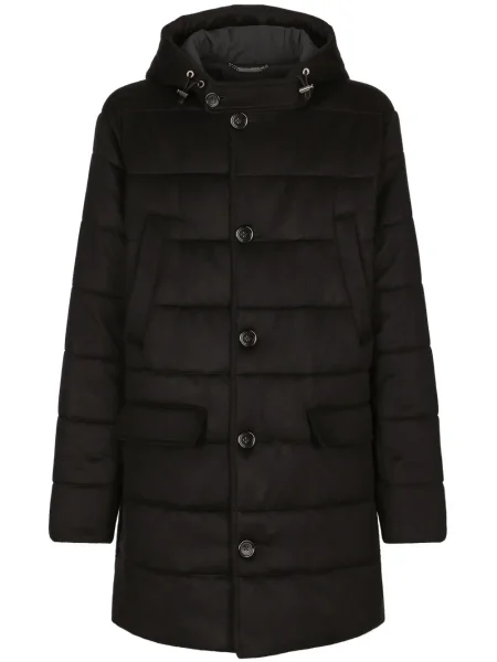 Palton Dolce & Gabbana din cașmir negru