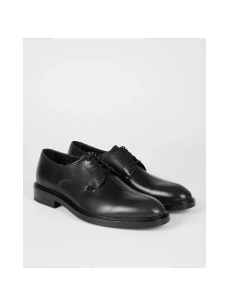 Derby Paul Smith skórzany czarny