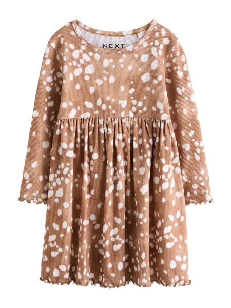 Next Rochie maro deschis alb