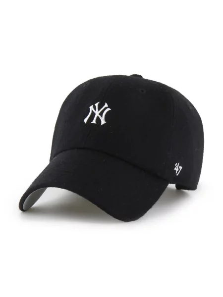 47 brand baseballsapka gyapjúkeverékből MLB New York Yankees fekete