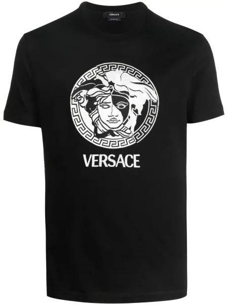 Tricou Versace cu imagine negru