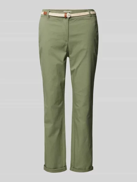 Chinosy w jednolitym kolorze z Christian Berg Woman
