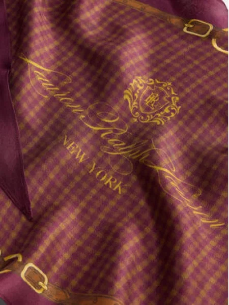 Šal LAUREN RALPH LAUREN Tamnocrvena