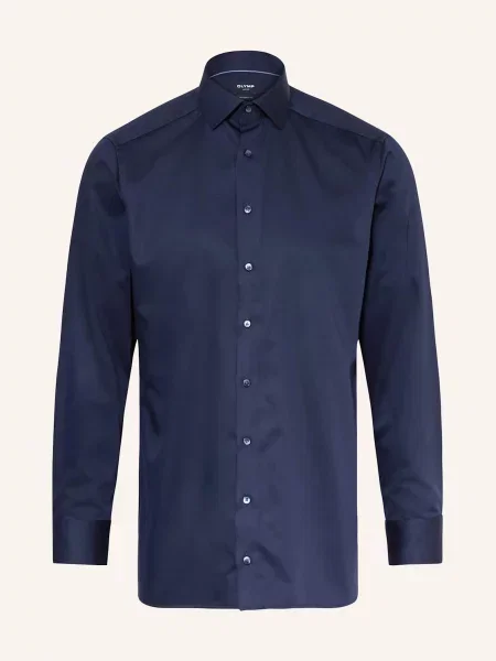 Olymp Koszula Luxor Modern Fit blau granatowa