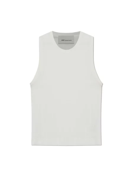 Top Ami Paris z logo biały