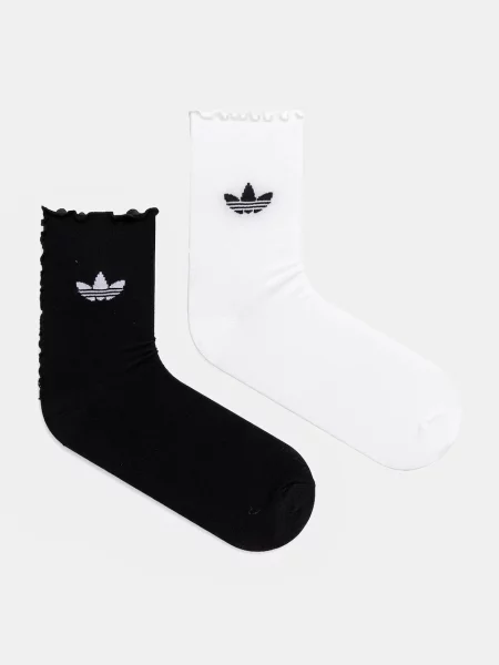 ADIDAS ORIGINALS Ponožky Ruffle čierna biela