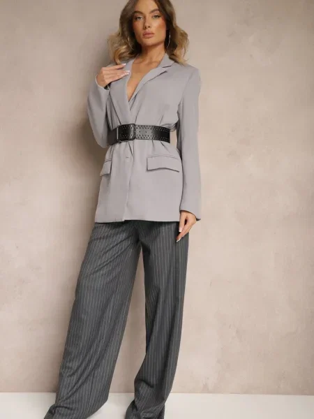 Pantaloni Seviara Bleumarin gri