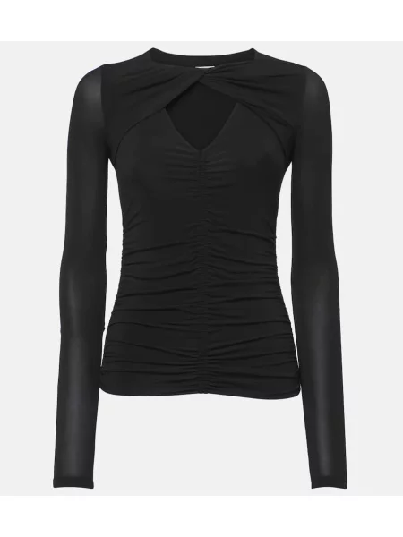 Top Isabel Marant din jerseu negru