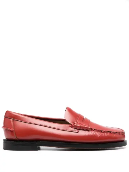 Pantofi loafer Sebago slip-on roșu