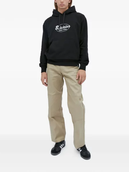 Hanorac cu glugă Dickies cu glugă cu autograf negru