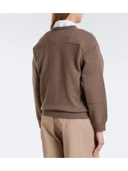 Pulover Jil Sander de lână bej