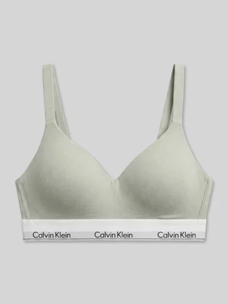 Biustonosz typu bralette z mieszanki bawełny Calvin Klein Underwear
