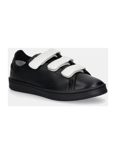 Sneakersy Y-3 na rzep skórzane czarne