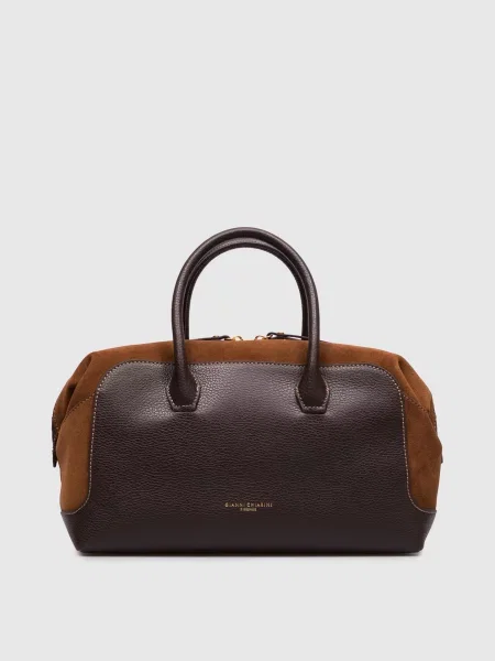 Кожаная сумка Gianni Chiarini коричневая