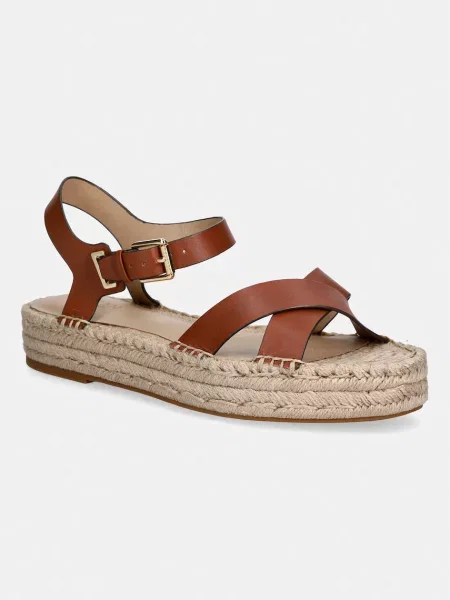 Lauren Ralph Lauren sandale cu platformă pentru femei din Piele Emeryn maro