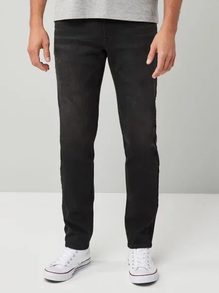 Next Jeans Motion Flex denim negru