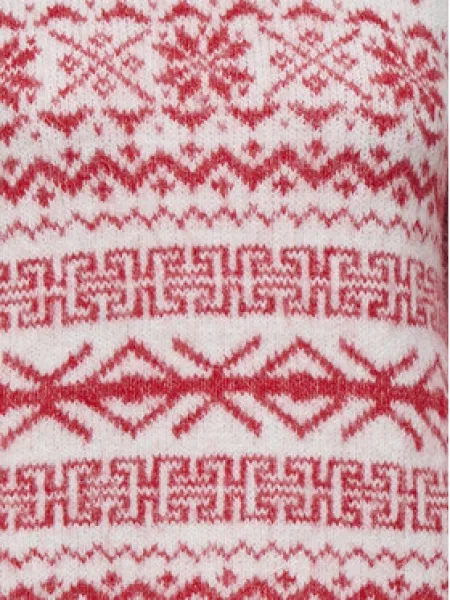 ONLY Sveter ONLXMAS NORDIC / biela červená