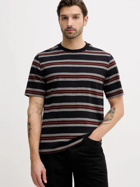 Barbour tricou din Sandwick negru