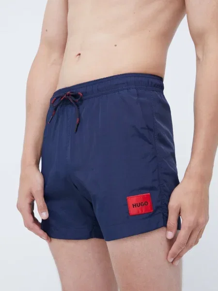 HUGO szorty kąpielowe granatowy