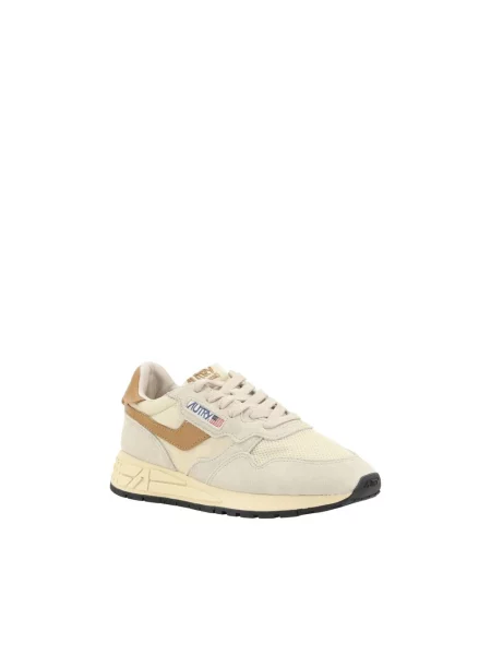 Sneakersy Autry zamszowe biznesowe beżowe