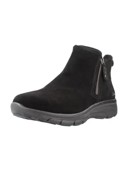 Botki Skechers zamszowe czarne