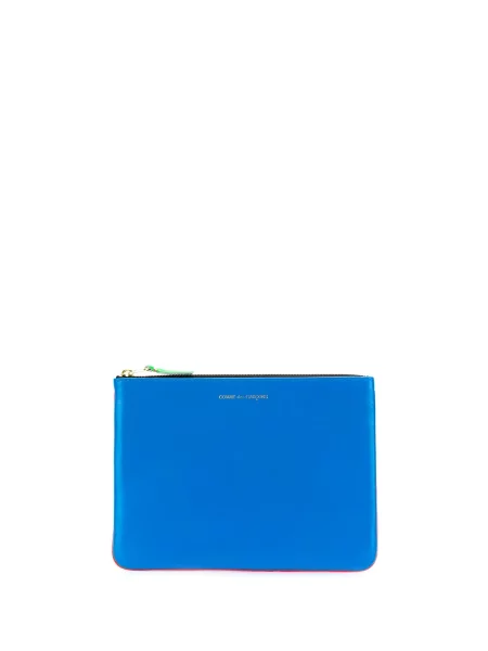 Portofel Comme Des Garçons Wallet cu autograf negru