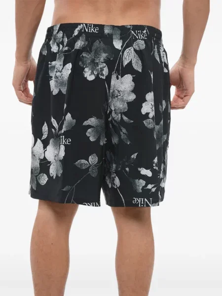 Scurt chiloți Nike cu imagine cu model floral negru