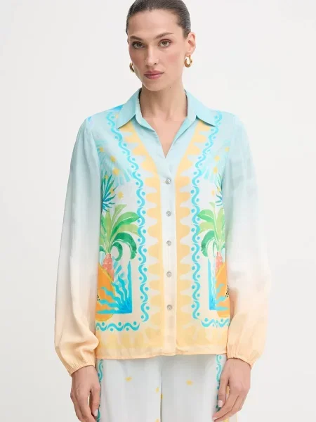 Never Fully Dressed cămașă Miley cu guler clasic regular albastru