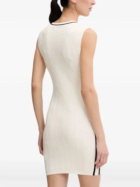 Rochie mini Guess fără mâneci tricotate