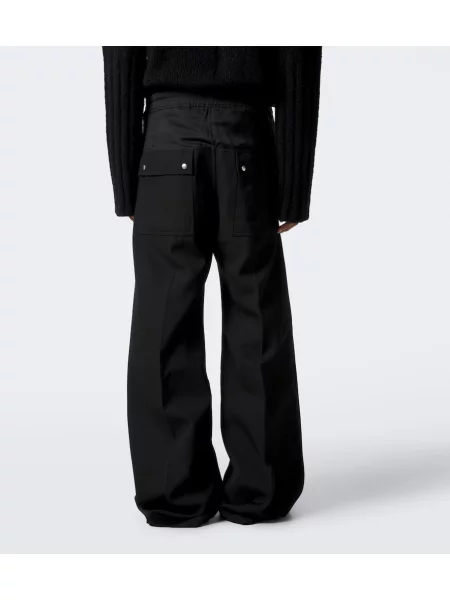 Pantaloni Rick Owens de lână negru