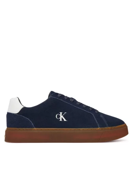 Tenisice Calvin Klein Classic Cupsole Laceup Su Tamnoplava