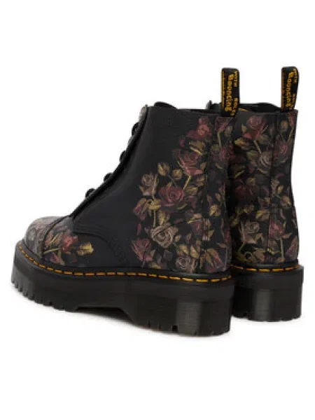 Dr. Martens Žygio batai Sinclair Decayed Roses Tumbled Nappa  juoda