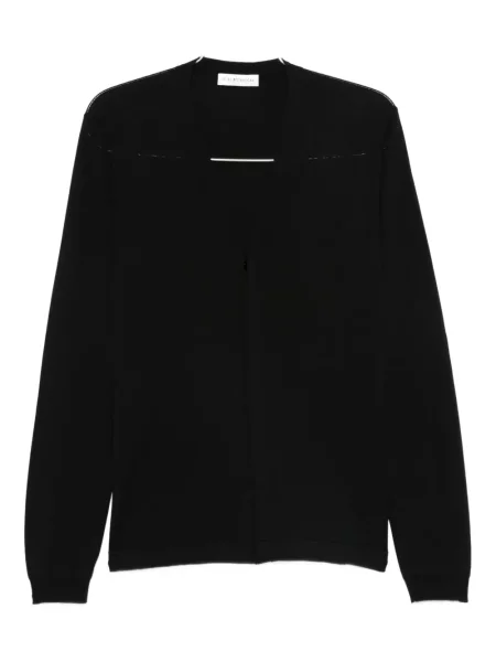 Cardigan Goes Botanical cu decolteu în V negru
