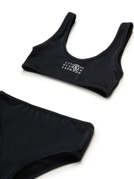 Bikini dziecięce Mm6 Maison Margiela czarne