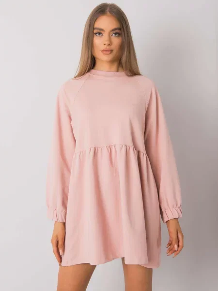 Rochie maxi Fashionhunters de costum roz