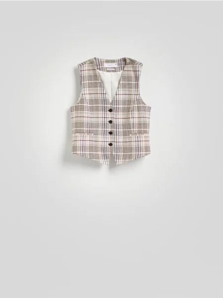 Reserved Картатий жилет різнобарвний 