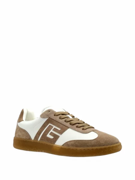 Sneakerși Balmain din piele alb