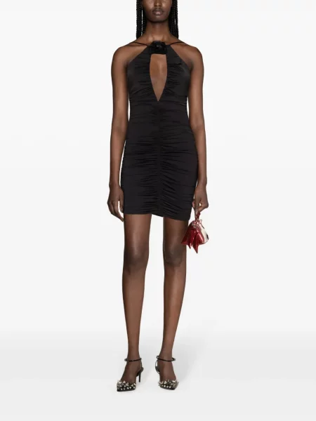 Gėlėtas suknele Noire Swimwear juoda