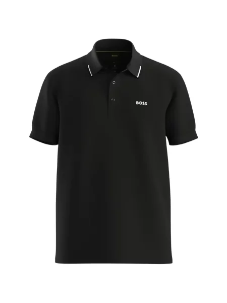 Tricou polo Boss negru