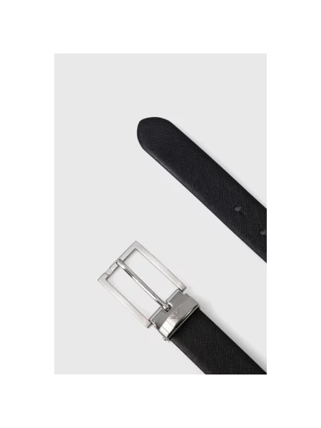 Pasek Emporio Armani czarny