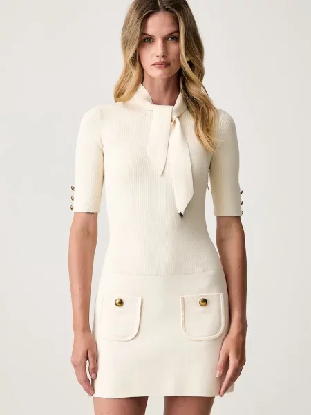 Elisabetta Franchi Rochie bej