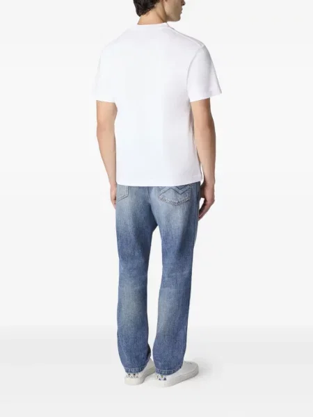 Tricou Missoni cu imprimeu geometric alb