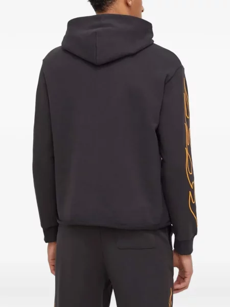 Hanorac cu glugă Puma cu imagine negru