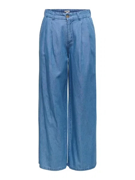 ONLY Pantaloni cu cute ONLBEA denim albastru