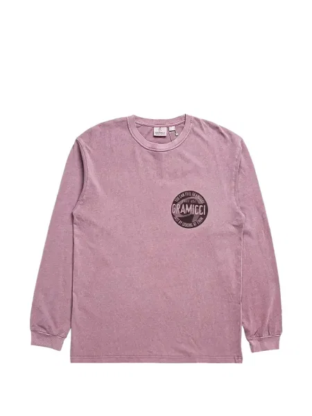 Lung tricou Gramicci cu imagine violet