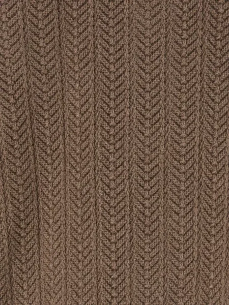 Cardigan Lorenzoni tricotate maro