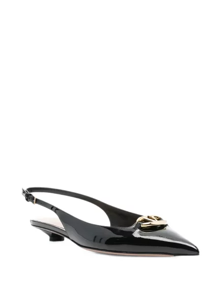 Pantofi cu toc Valentino Garavani slingback negru